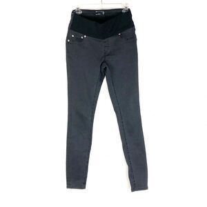ASOS Design Black Maternity Jeans with Front Panel Size 2 / 32